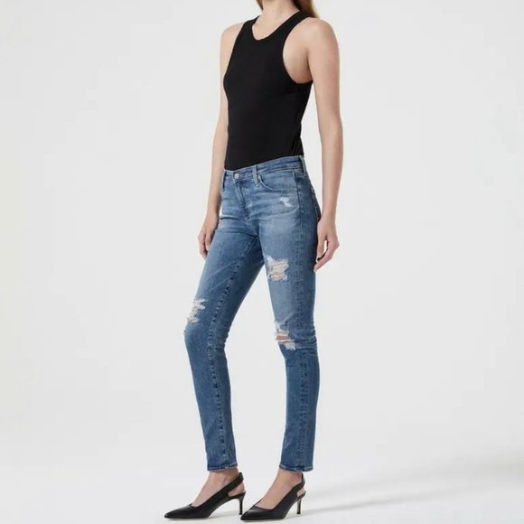 AG Adriano Goldschmied Legging Ankle Skinny Jeans 13 Years Pacifica size 31 - Picture 2 of 14